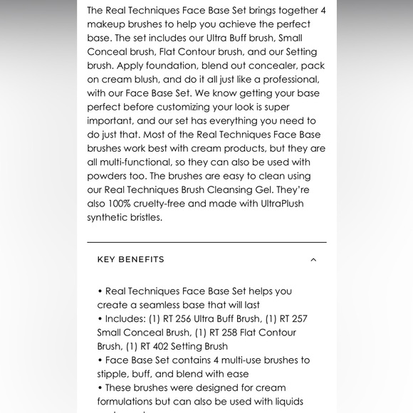 ✨🆕Real Techniques Face Base Makeup Brushes Set!💜✨ - Picture 9 of 12